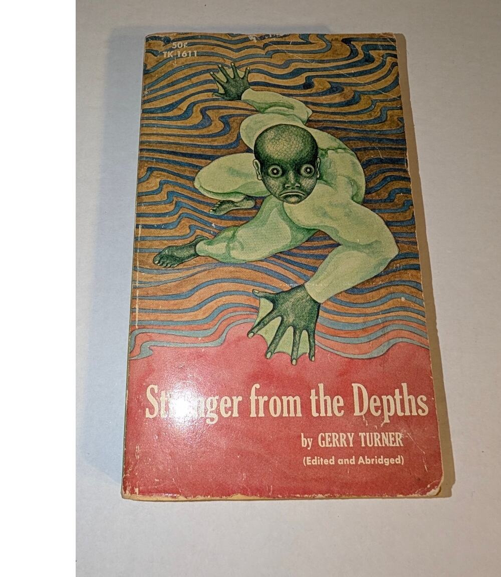 Gerry Turner STRANGER FROM THE DEPTHS vintage 1970 Scholastic 1st prtg PB
